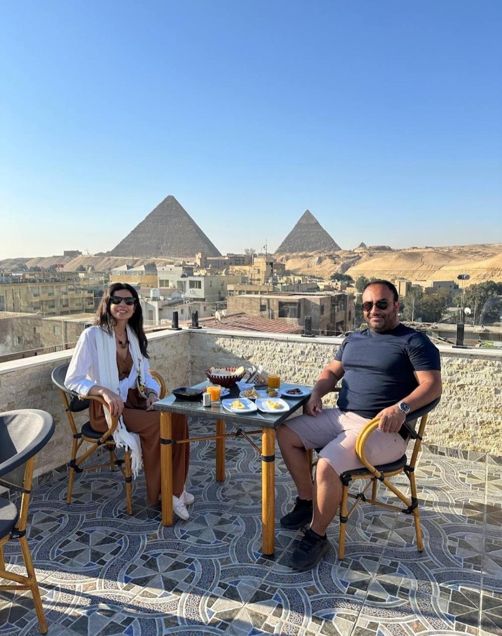 Hotel Aziz Egypt Pyramids View Kafret el-Gabal Zewnętrze zdjęcie